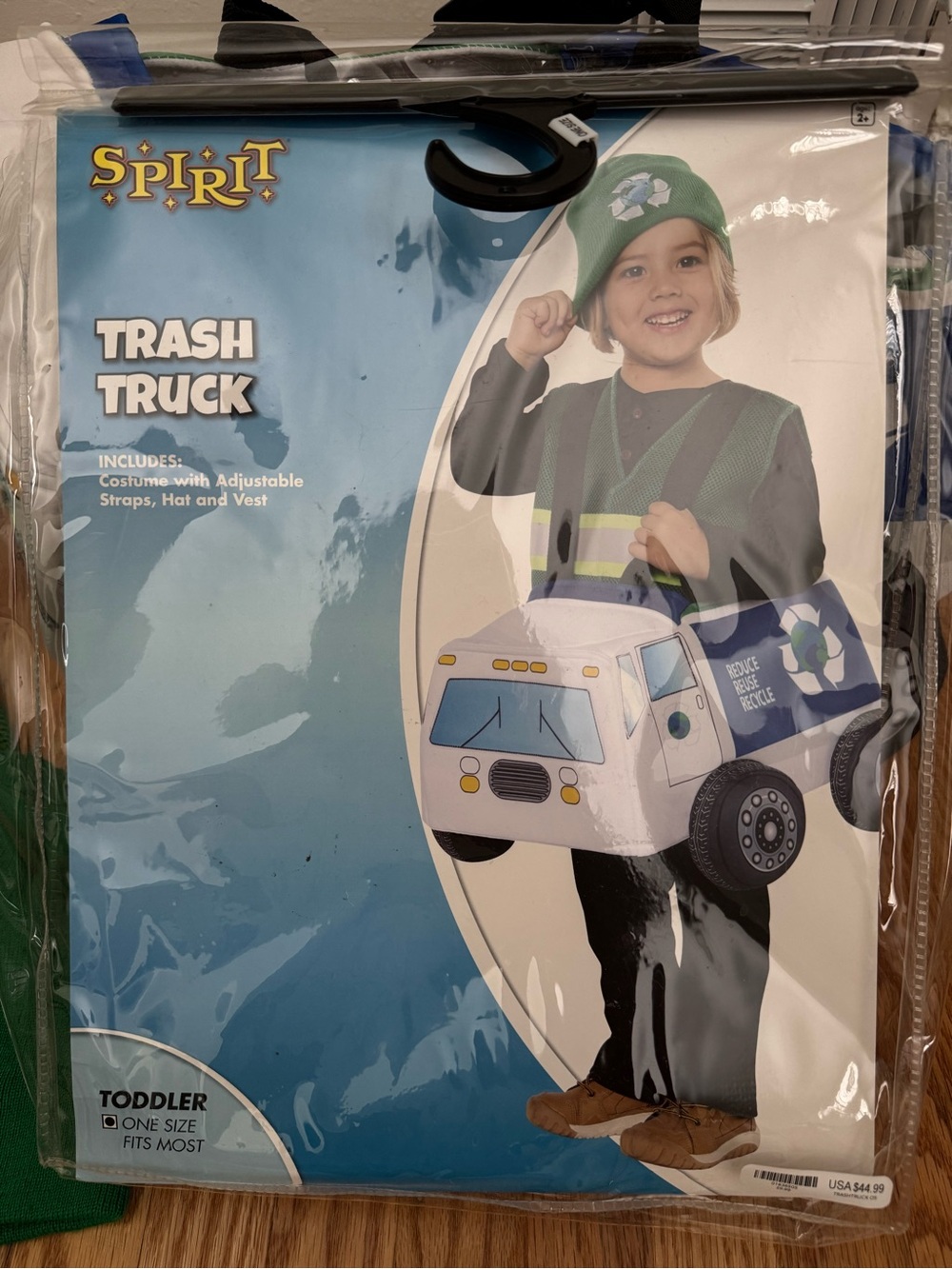 Trash Truck Toddler Costume